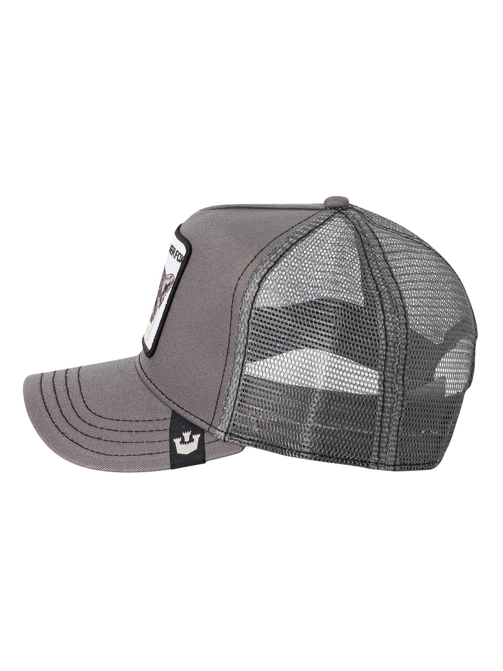 Bros. The Goorin Silver Trucker Grey Fox Cap,