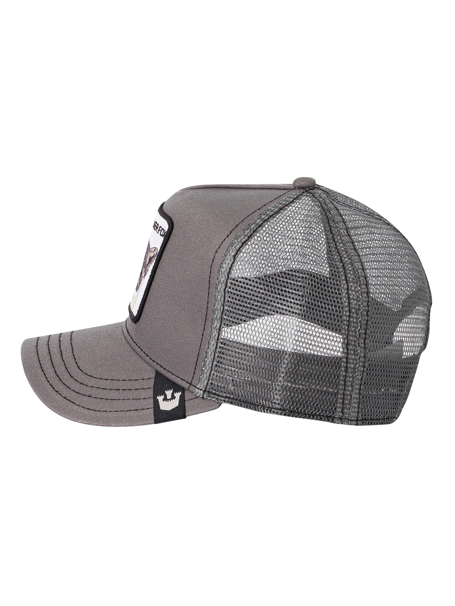 Bros. The Goorin Silver Trucker Grey Fox Cap,