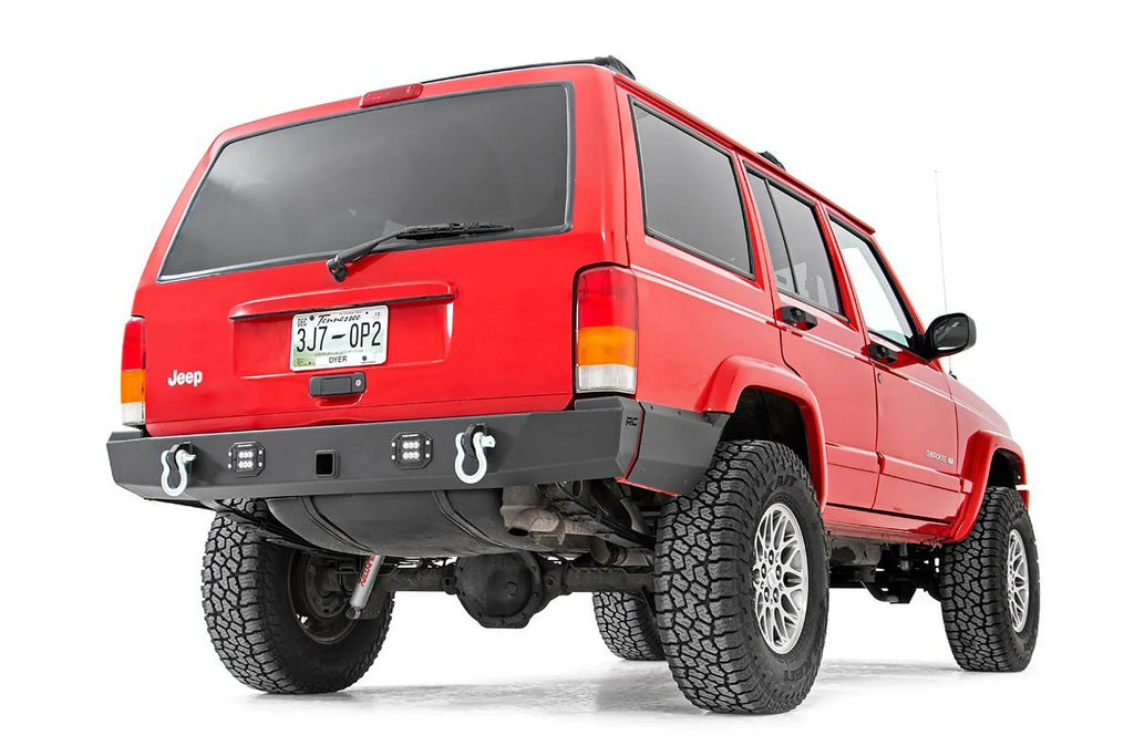 2WD/4WD XJ Rough for Country LED 1984-2001 Rear Cherokee Bumper Jeep - 110504
