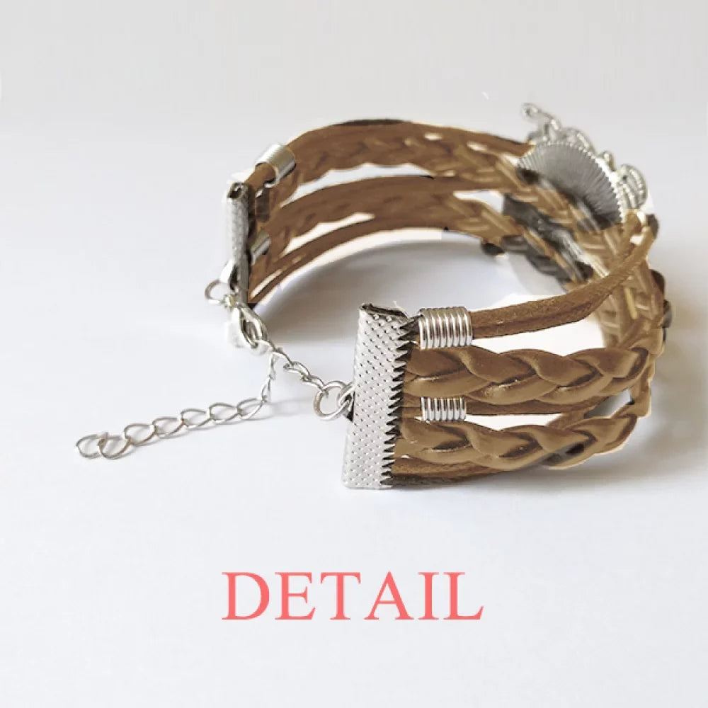 Set Hand Kind Is Is Patient Strap Wristband Leather Double Love Rope Love Bracelet