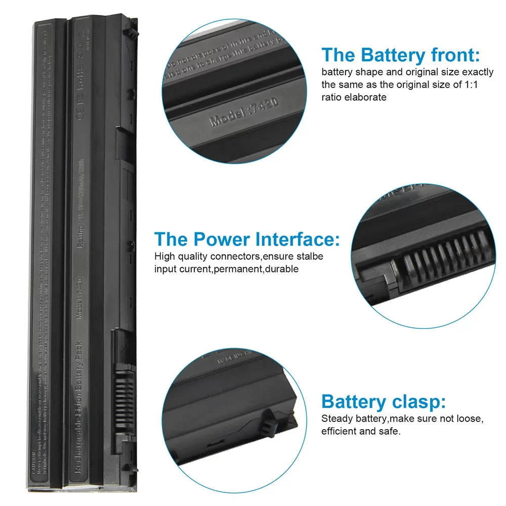 for E5530 E6420 E5520 E5430 ✅Battery E6430 Latitude T54FJ E5420 E6520 E6530