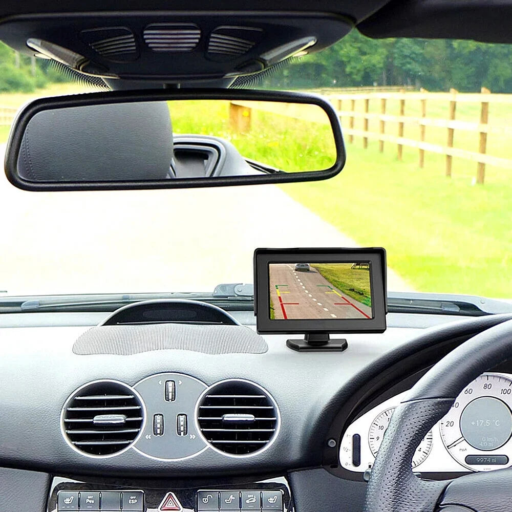 TFT Reverse MonitorRear PAL Display 4.3" Monitor View Car Camera LCD NTSC HD