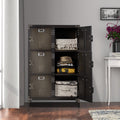 Metal Locker with Cabinets School Storage Employees Locker ,Office Storage Gym 47.3" STANI Bedroom Cabinet Steel Metal Students Shelf Steel Locker 2 for