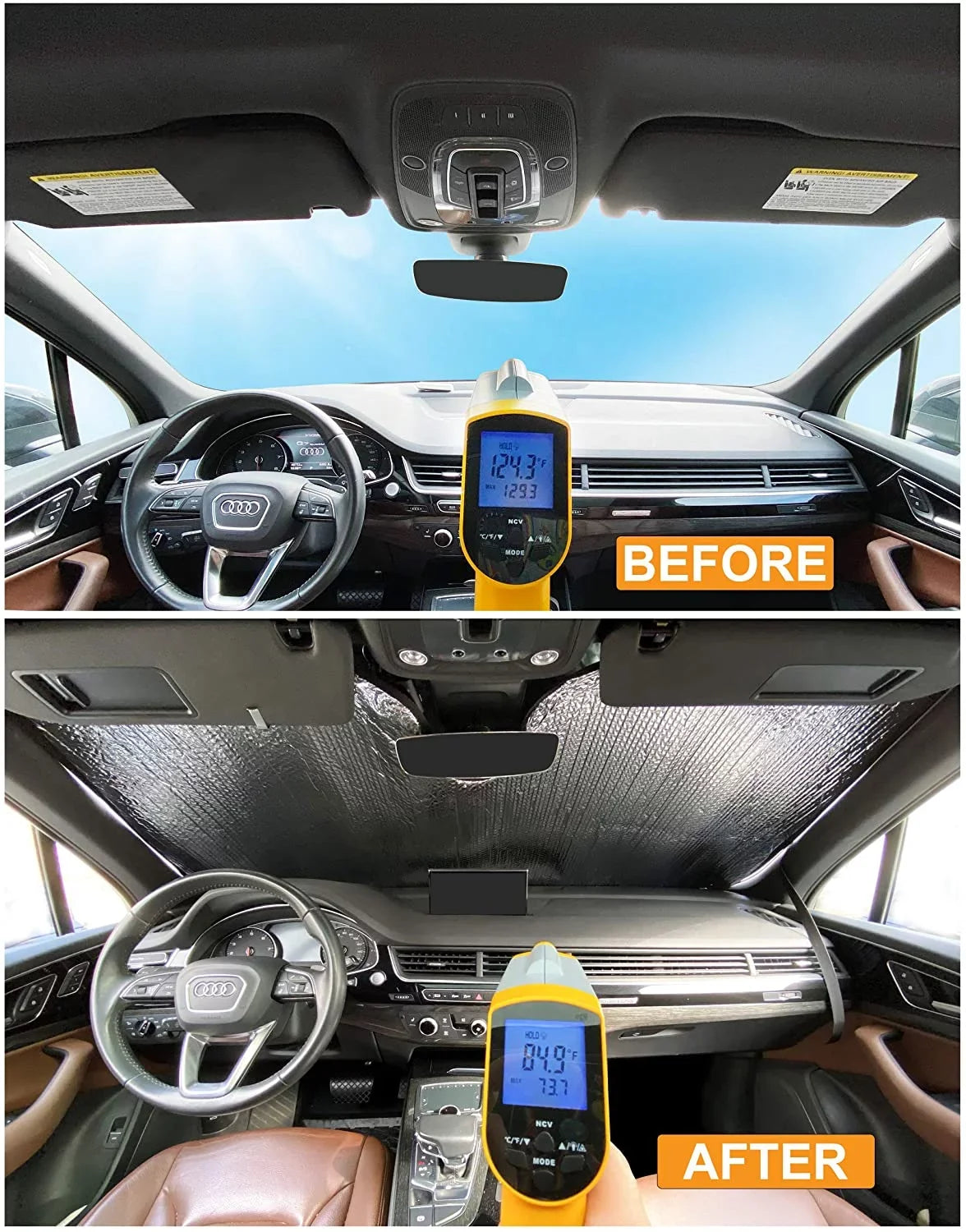 Coupe 2016-2023 Front for Convertible & Mazda MX-5 Windshield Sunshade Miata