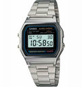 Men's Resistant Stainless Adjustable Features, Casio Bracelet a Watch, and Lock, Steel Stopwatch, with Digital Auto liquid and Alarm Calender with Classic Clasp