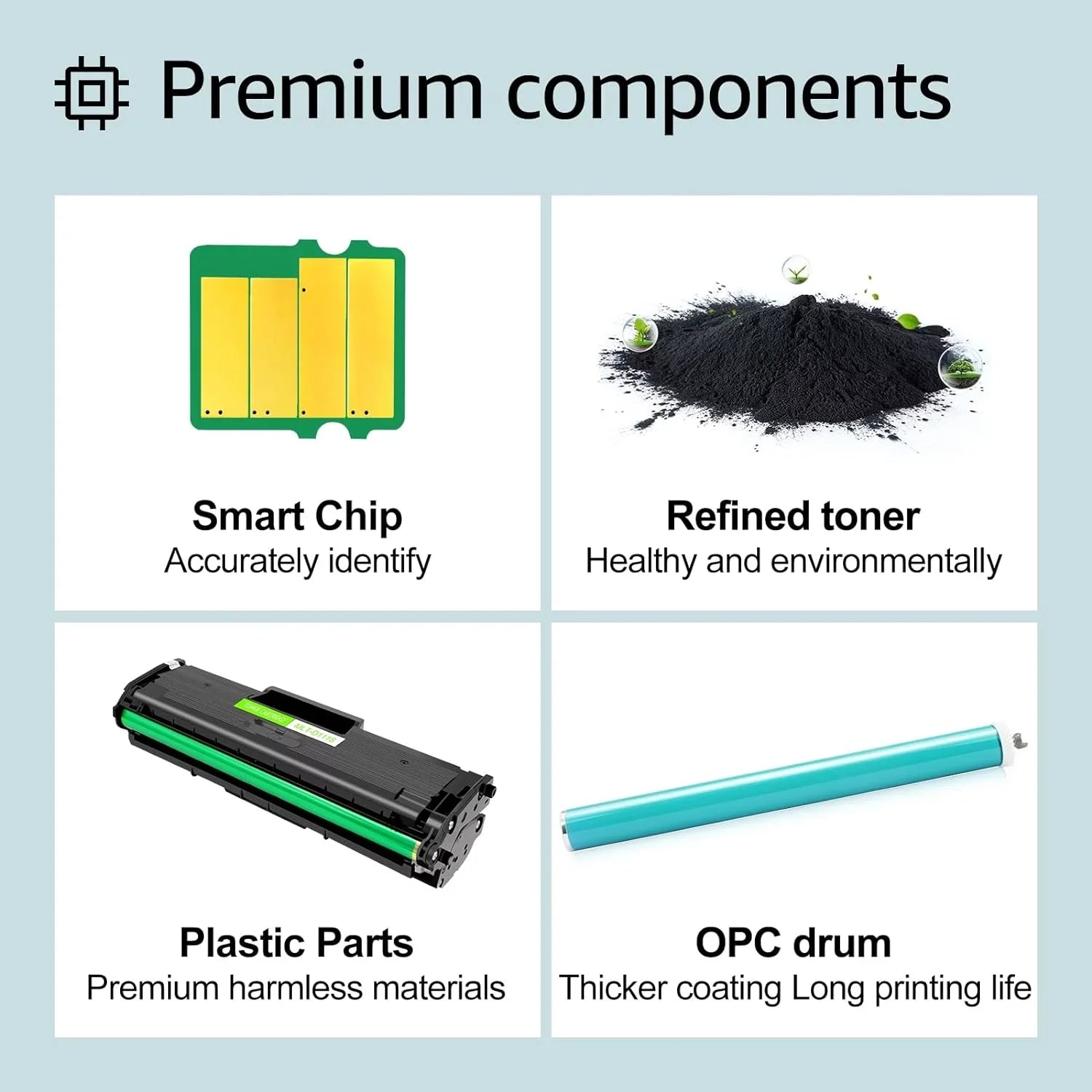 2 ML-2165 Cartridge 101S with GREENCYCLE ML-2165W SCX-3400 Pack SCX-3405FW SCX-3405W Compatible Black Toner MLT-D101S for Replacement Printer