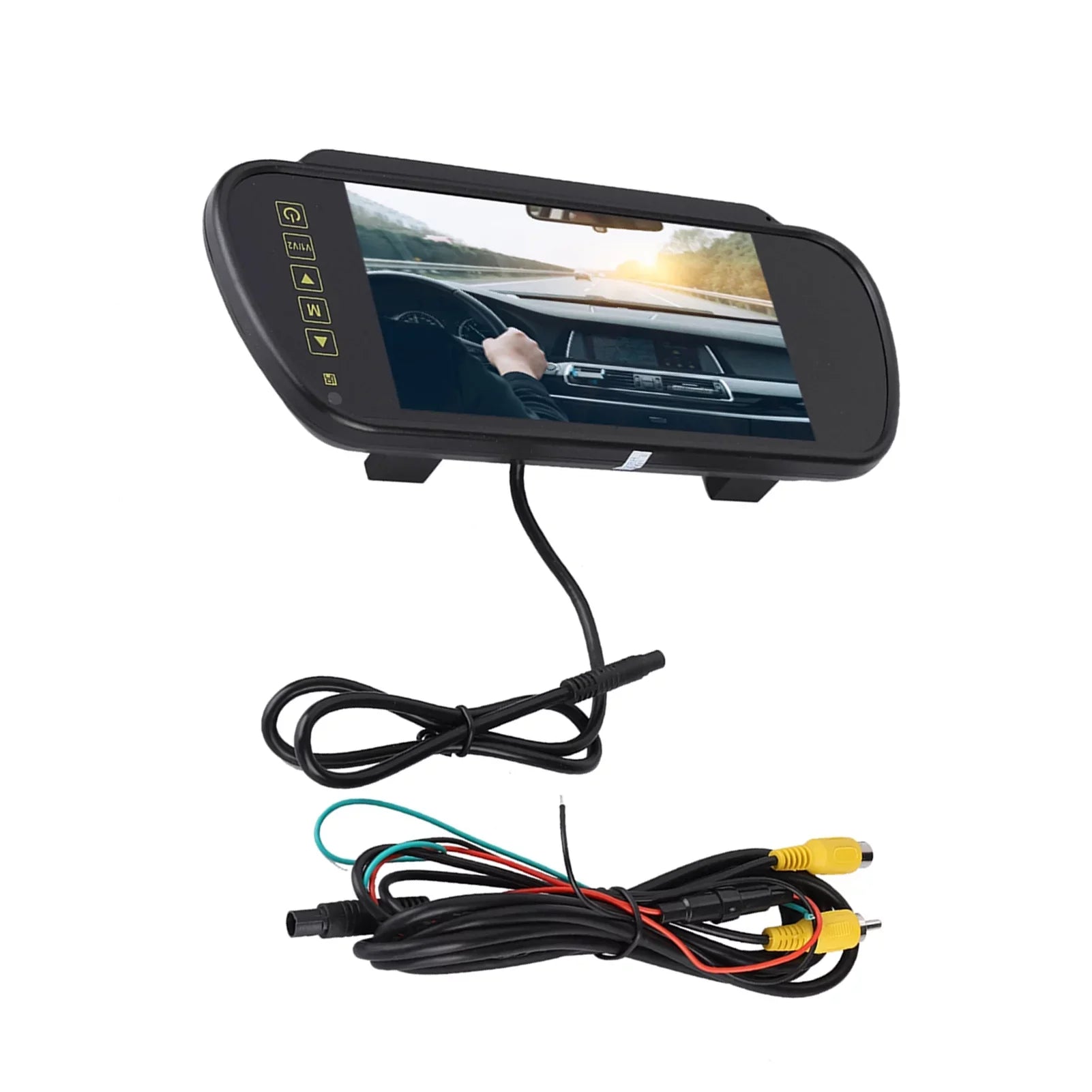 Durlclth Mirror-7inch View Bracket Mirror Car Rear Rearview Monitor Dimming With Camera Rearview Auto LCD