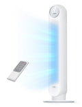Tower Voice Fan, Dreo Smart Remote, 4 with Oscillating, 90° WiFi Speeds, Fan Modes, Timer，white Quiet 4 Control, 8H