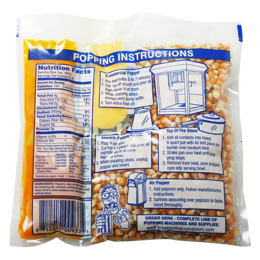 Northern 8 of Popcorn Popcorn Packs, 40 Portion Great Case Premium Ounce