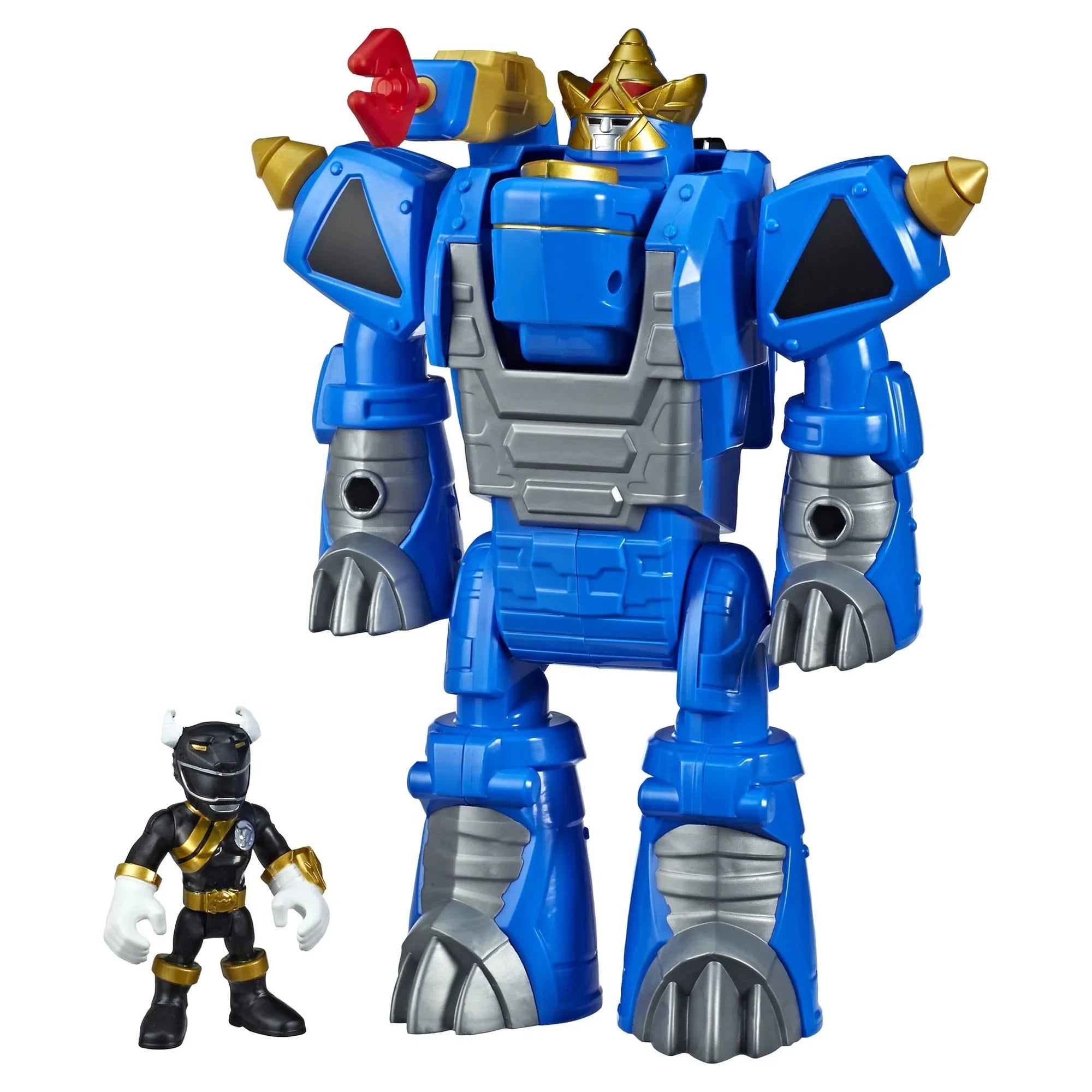 Morphin Heroes Rhino Power Black Ranger Playskool Rangers Zord & Zords