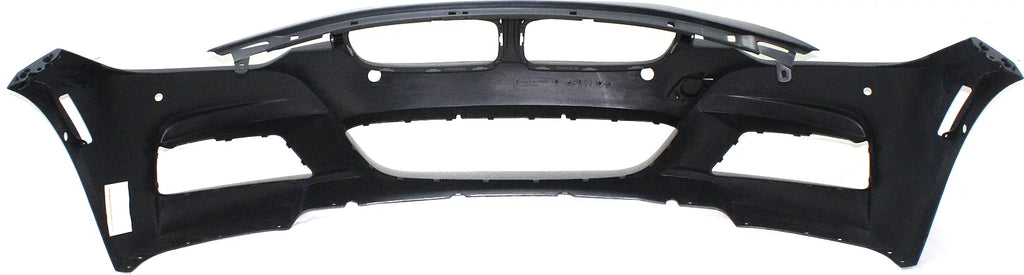 Compatible with 2013-2018 Sedan/Wagon BUMPER with COVER Line For Sport 3-SERIES Front Holes/Camera Primed PDC Sensor M