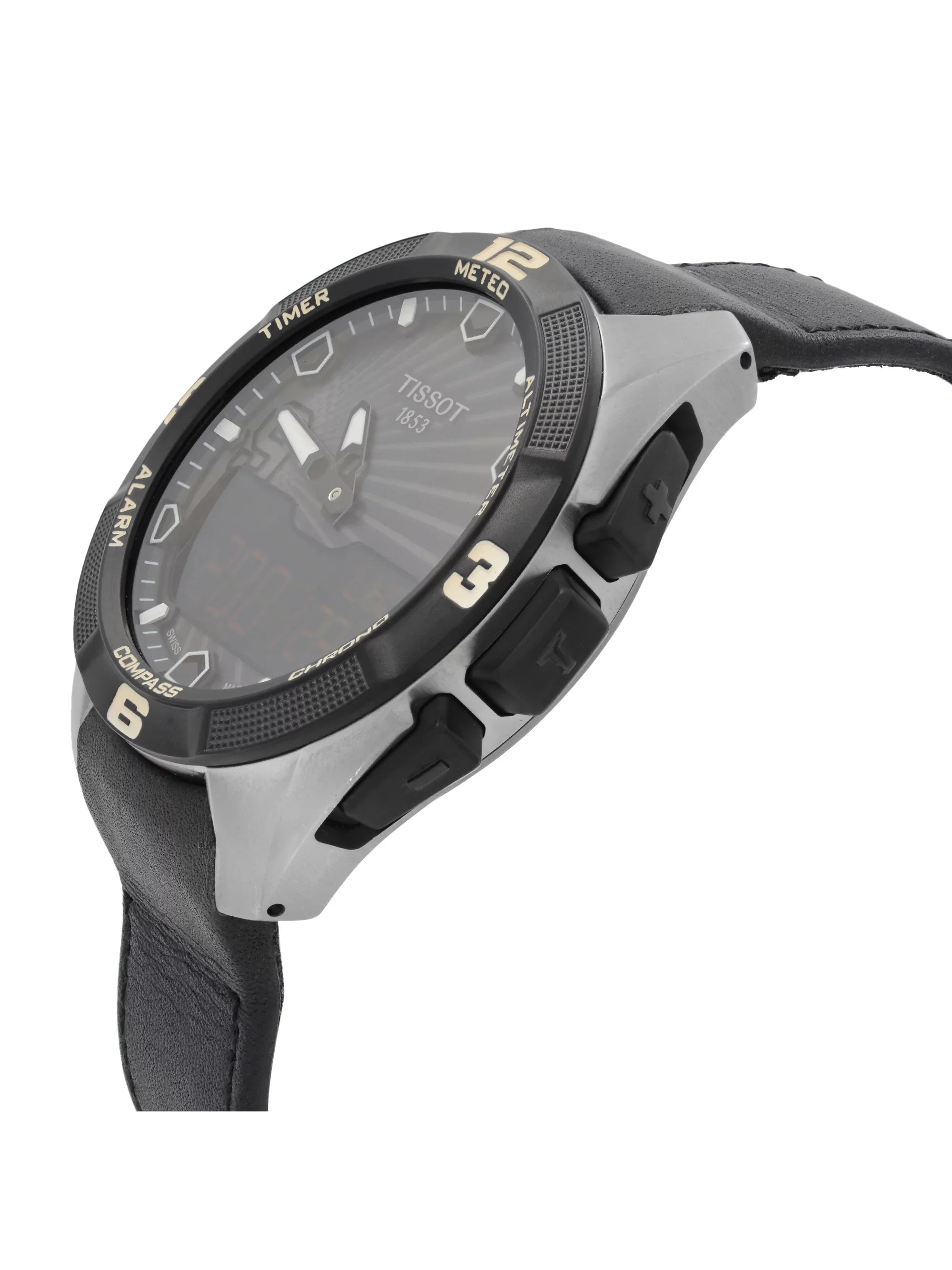 Men Dial Solar Watch Expert T-Touch Black Tony Tissot Parker T091.420.46.061.00