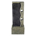 Belt liquid 40 with Contemporary in. LED Fountain Cacade