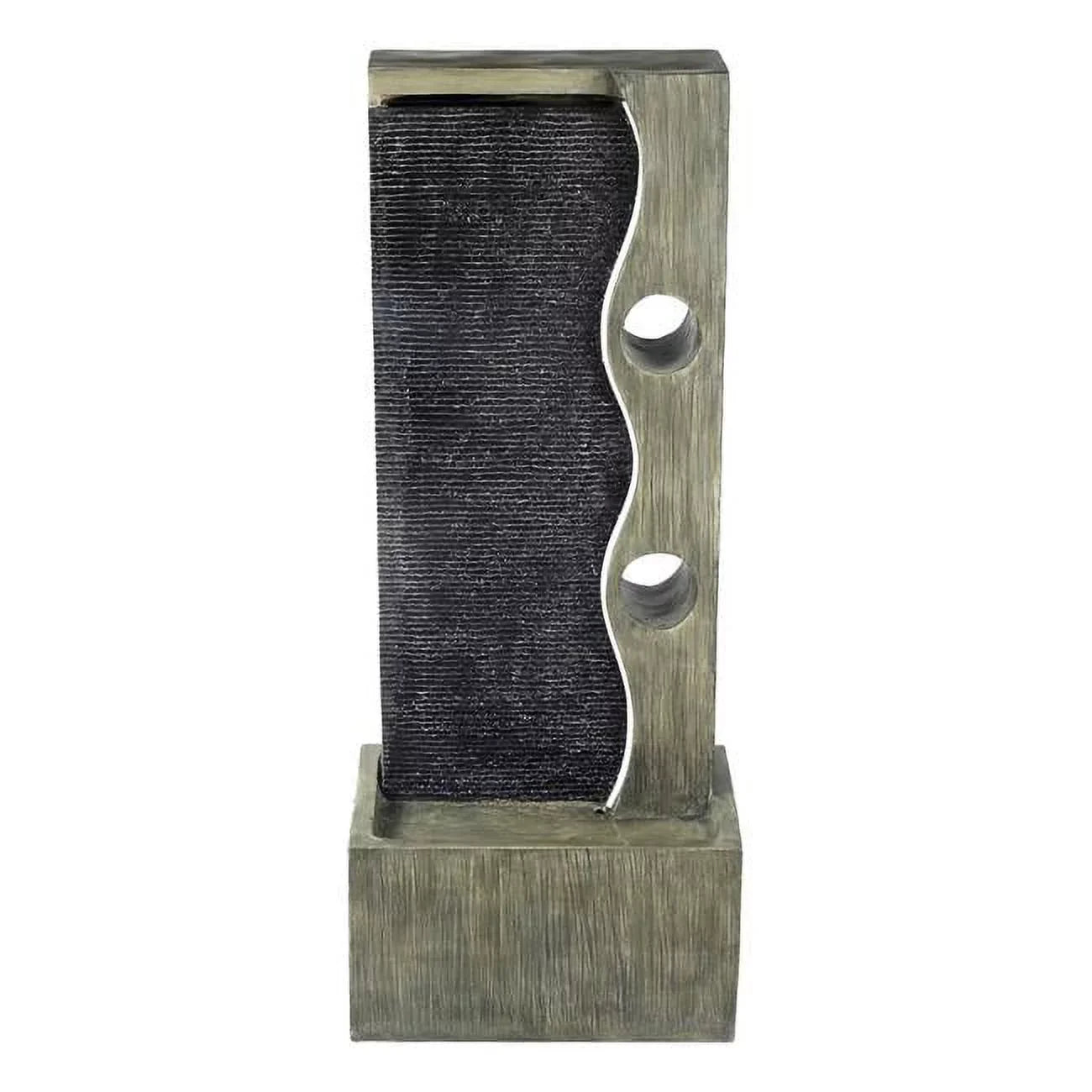 Belt liquid 40 with Contemporary in. LED Fountain Cacade