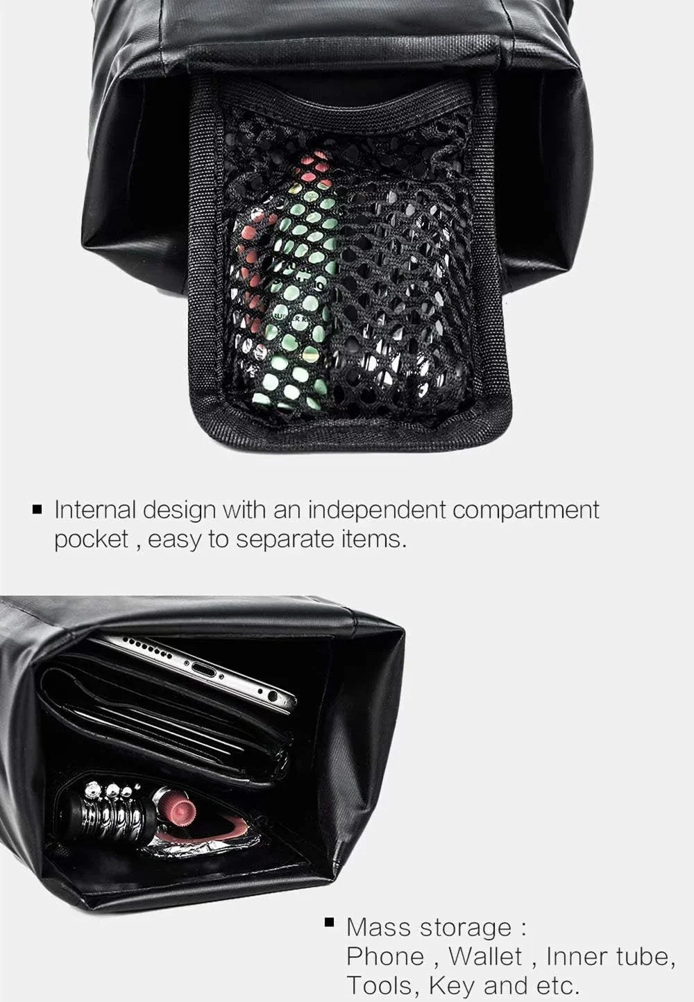 Bag, Seat Bike Bicycle Bag Cycling 1.5L Rhinowalk Mountain Bag Saddle Road Bag Waterproof Storage Portable