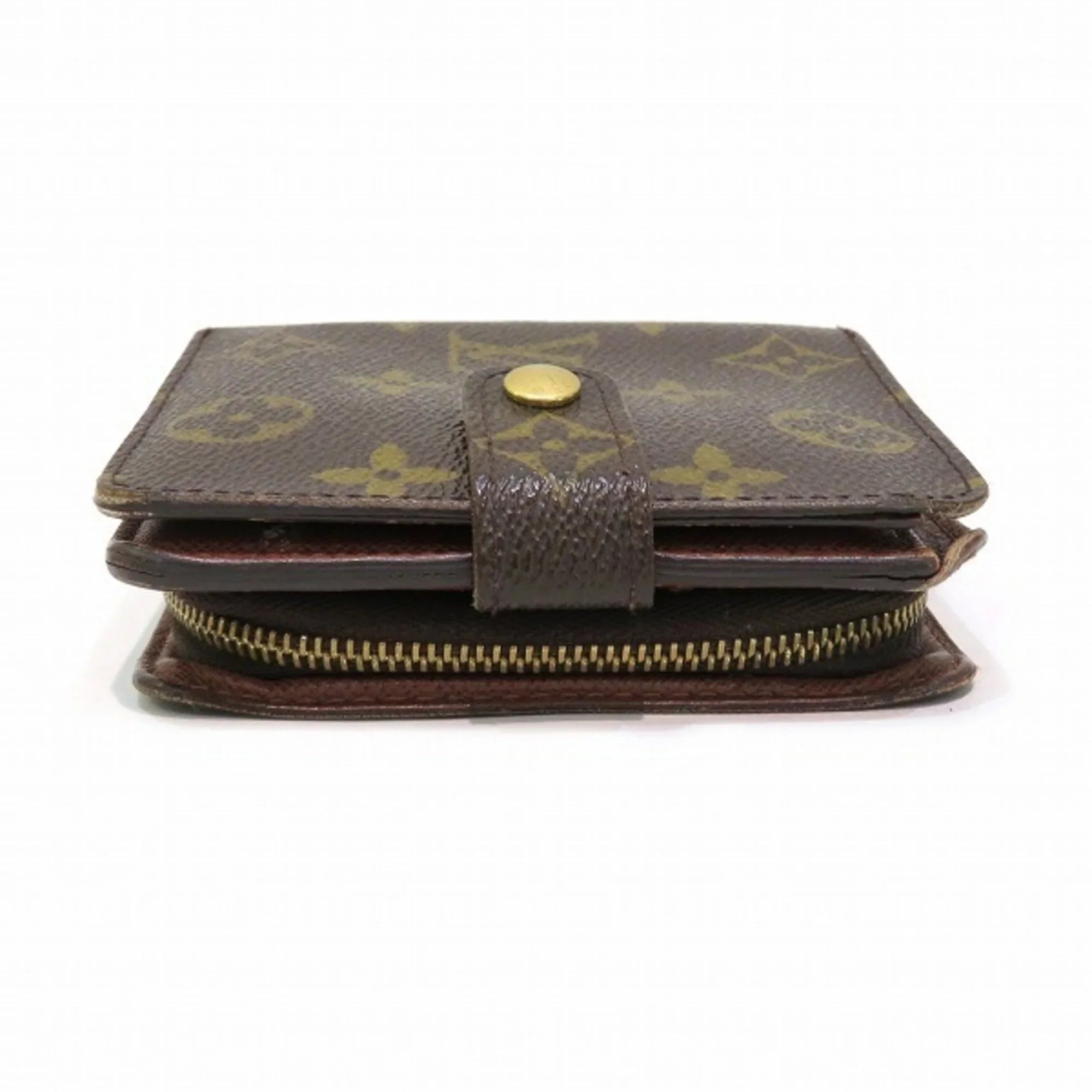 Monogram Women's Zip Pre-Owned Men's Bifold M61667 (Fair) Wallet Compact