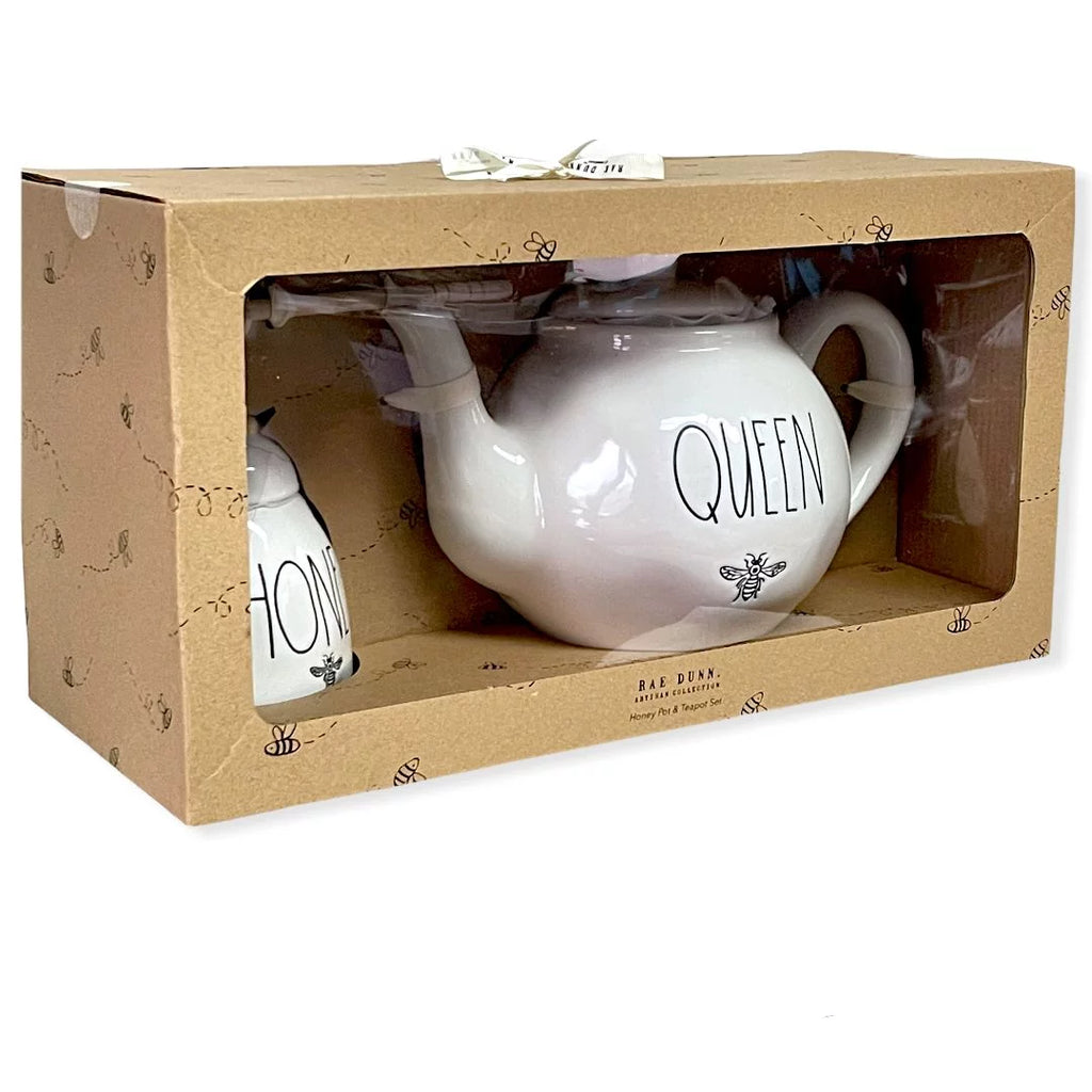 Jar Pot Dunn Gift oz and Queen Honey Set By 11.5 oz 59.2 Rae Teapot Magenta