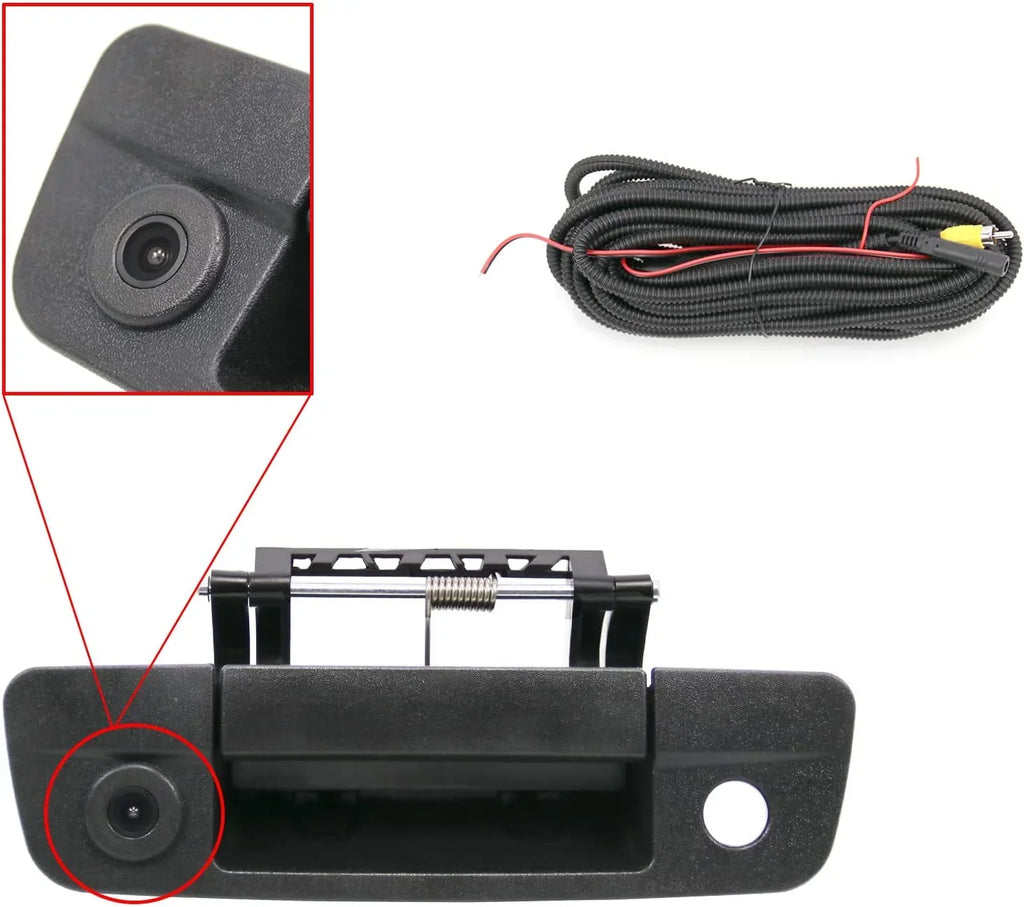 2500 Ram Dodge Backup with Camera 1500 2009-2017 Handle Rear Compatible Tailgate Connector） View 3500（RCA