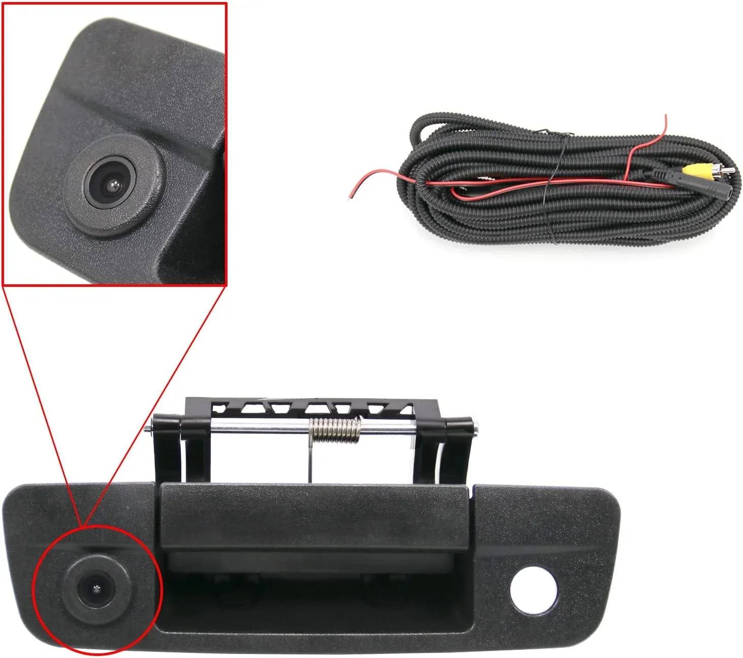 2500 Ram Dodge Backup with Camera 1500 2009-2017 Handle Rear Compatible Tailgate Connector） View 3500（RCA