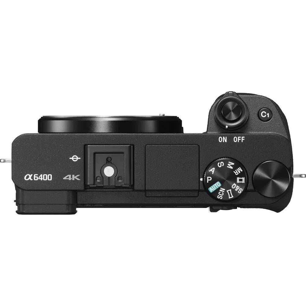 Camera +Flash- +55-210mm OSS Mirrorless a6400 Lens f/4.5-6.3 Kit