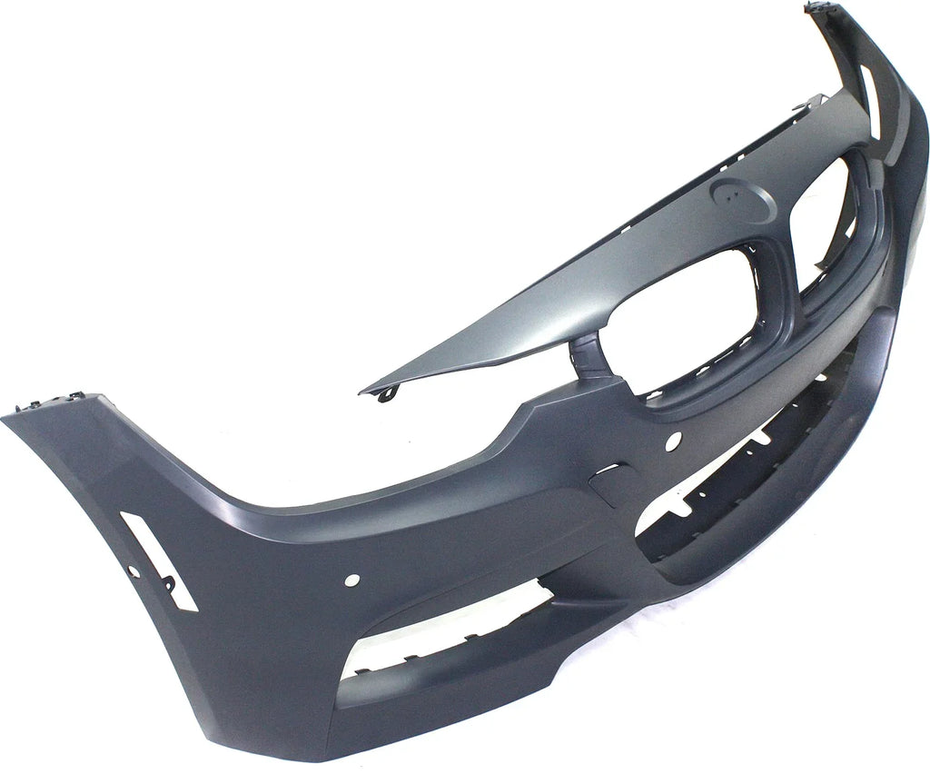 Compatible with 2013-2018 Sedan/Wagon BUMPER with COVER Line For Sport 3-SERIES Front Holes/Camera Primed PDC Sensor M