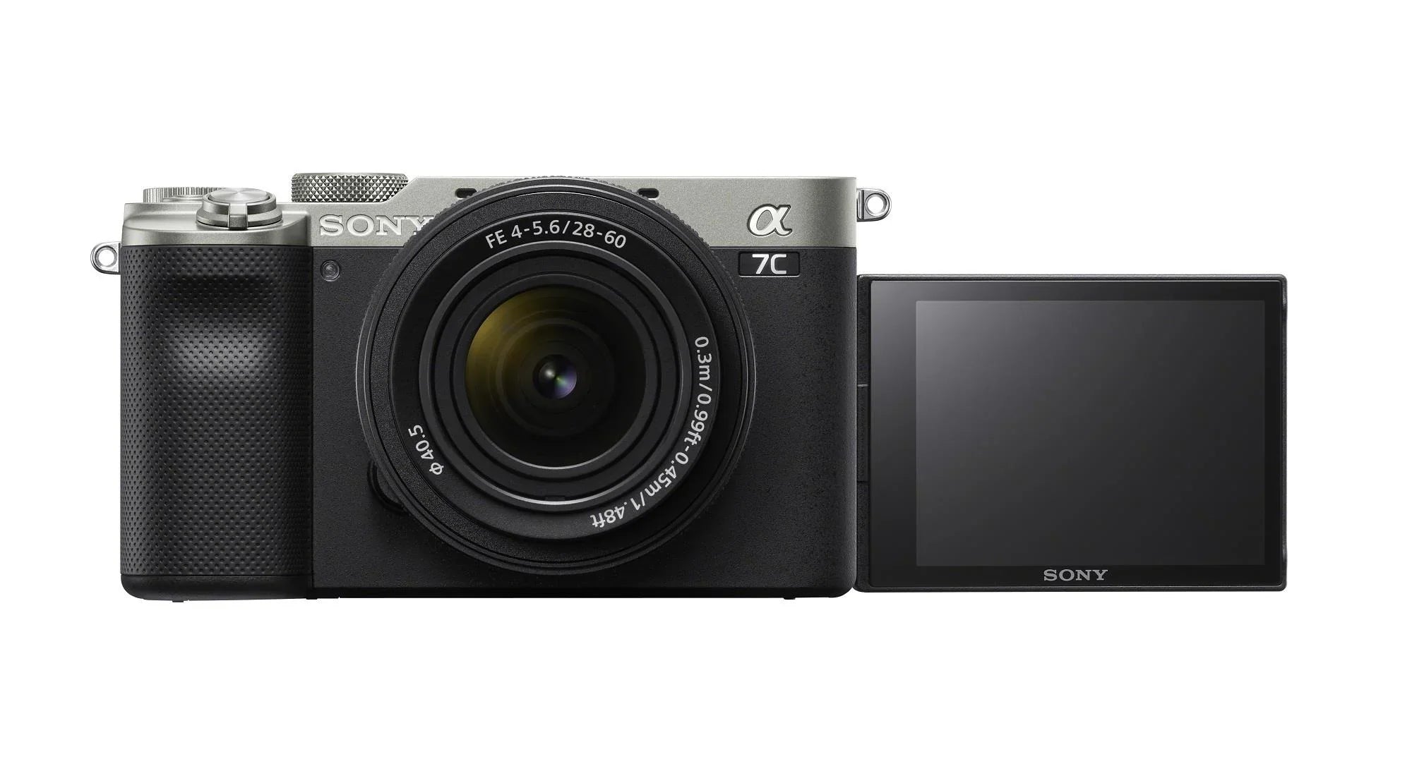 FE a7C Lens with (Silver) Bundle Alpha Camera Mirrorless Essentials 28-60mm