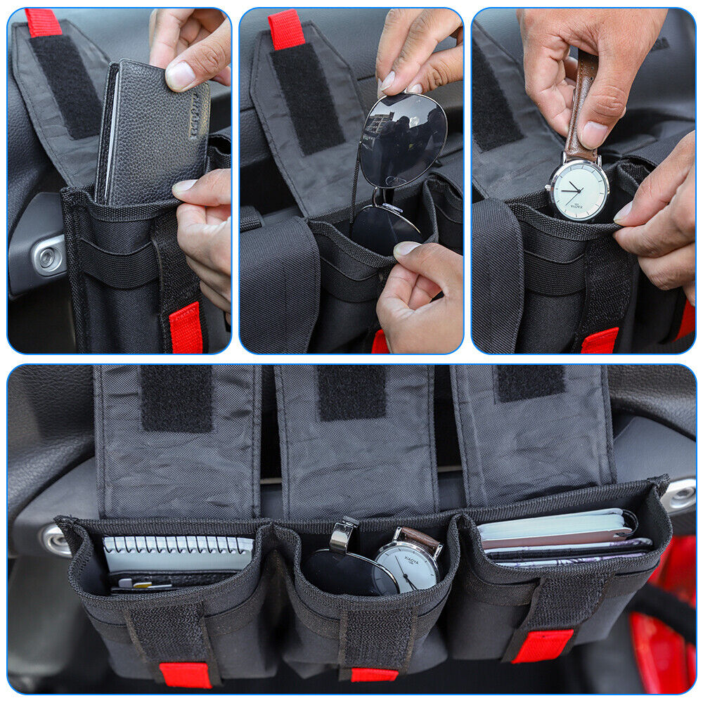 YJ Handle Teledu Storage Bag JK LJ Co-pilot 1x CJ Dashboard