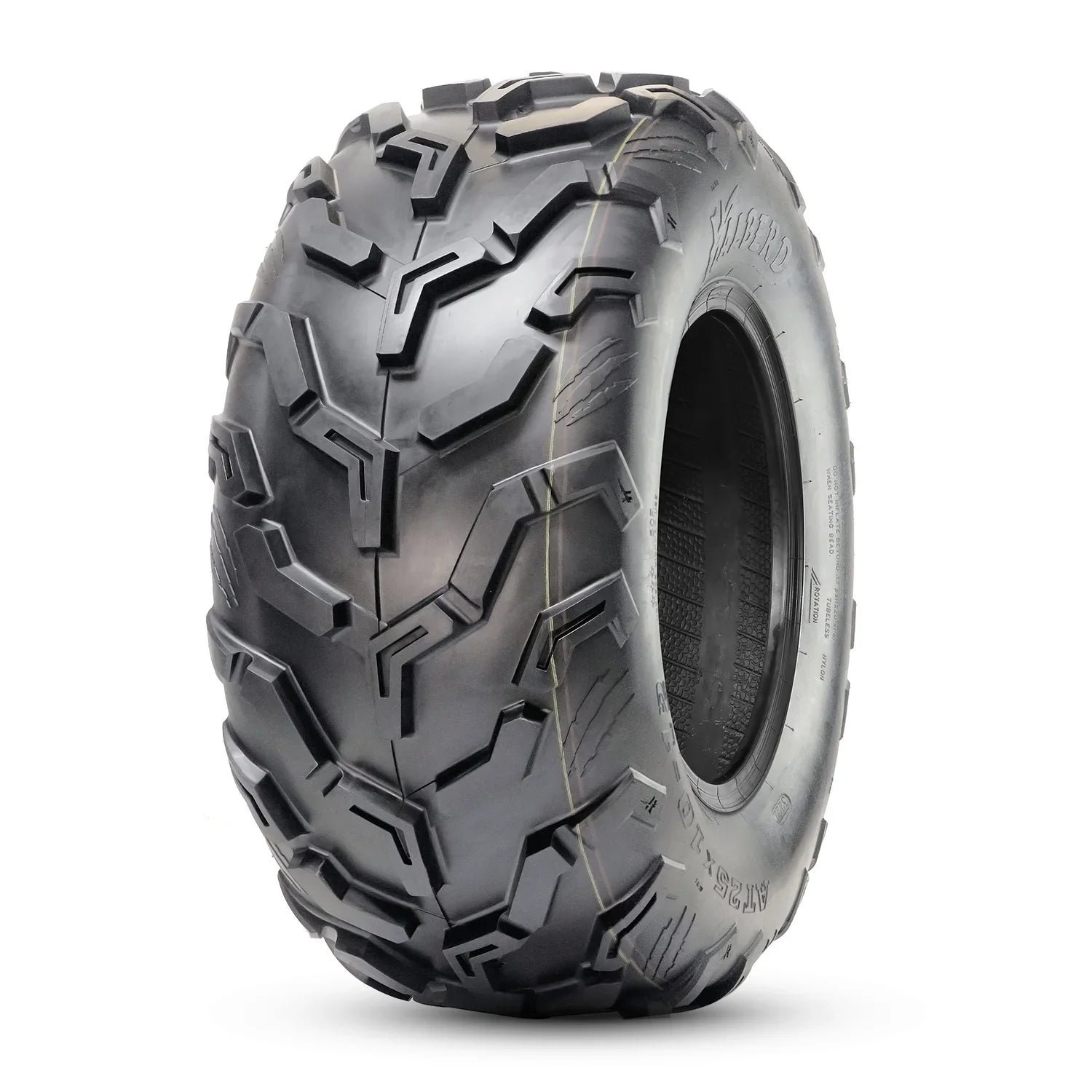 6PR Set 4 Tire Trail Front Rear Sand Tires All of ATV/UTV & Terrain 25x8-12 Road 25x10-12 off HALBERD