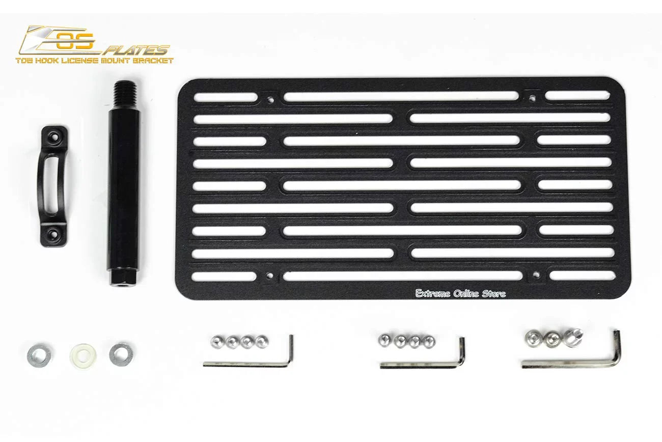 Extreme Online Cooper Relocator Convertible for Cooper/Cooper Version Mount 2011-2015 Sized Bumper Hook Bracket Plate Full Front 2Dr 2 Mini S EOS MK2 R57 Tow | License Store