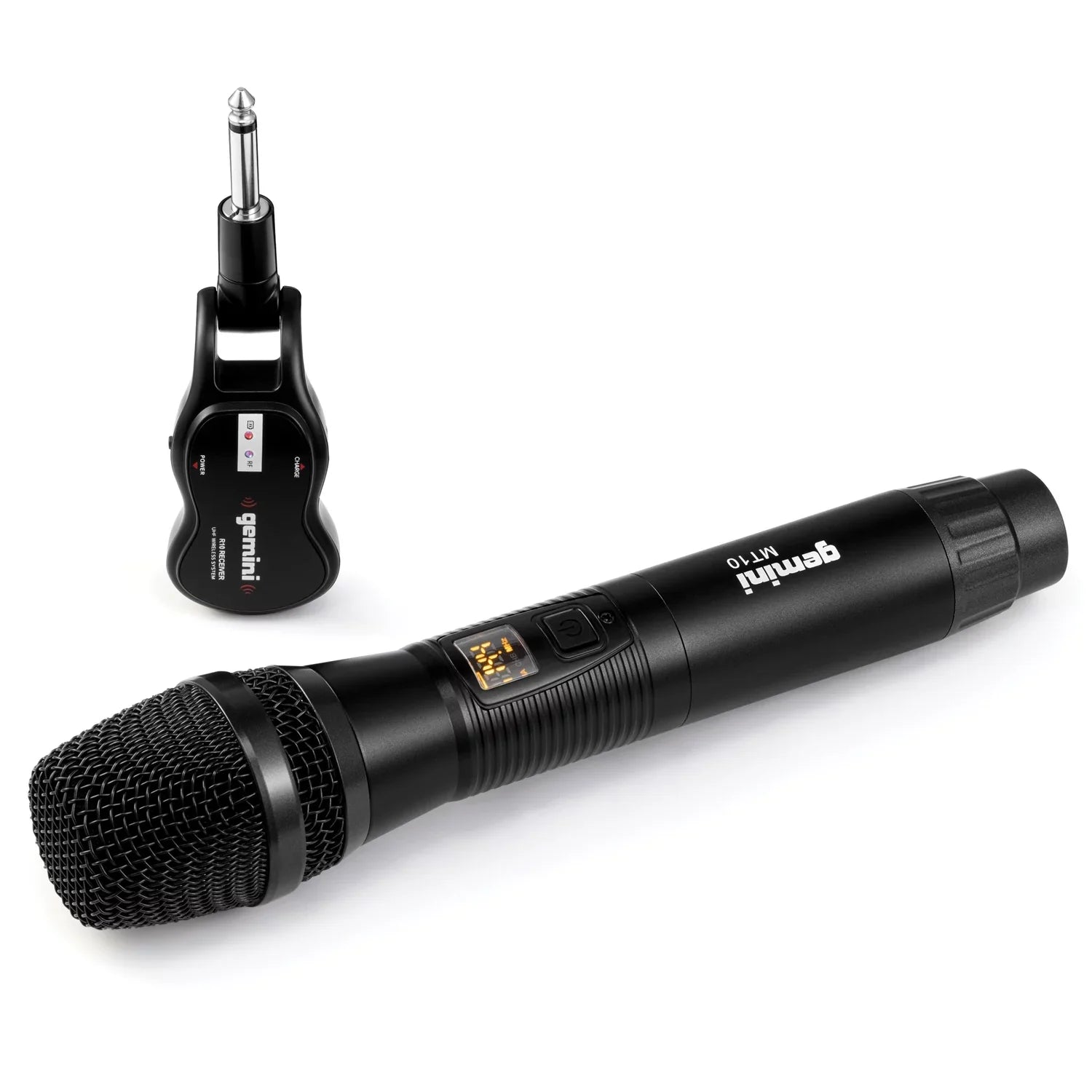 Powered LED Bluetooth 843631170892 UHF Gemini 15" Speaker Wireless Microphone GMU-M100 Single System, & Dual