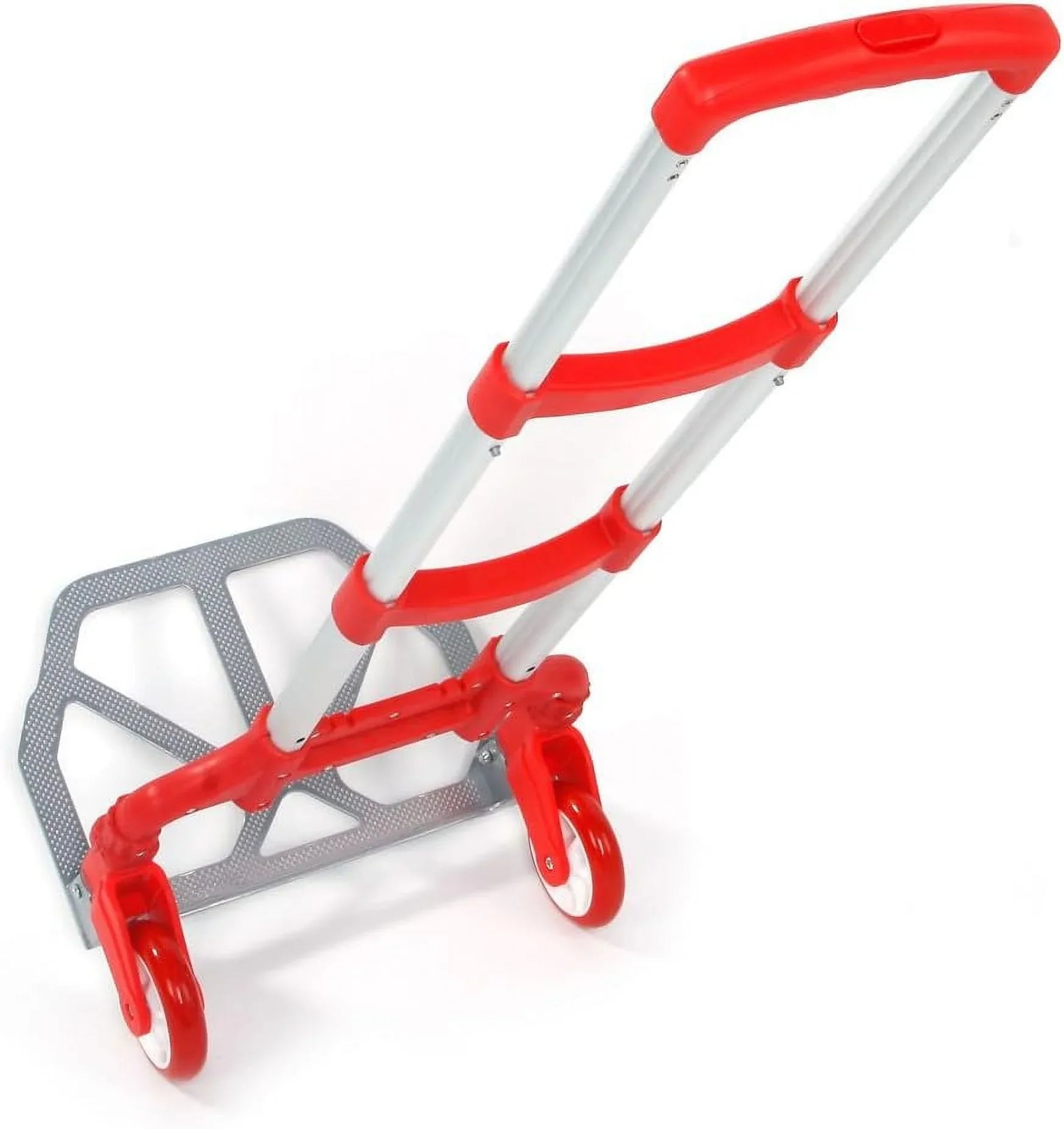 Hand Portable Collapsible Auto, Truck,Hand Folding Use lbs (75kg) Luggage Cart Home, for Office,Travel Dolly and Aluminium Push (Red) 165.35 Trolley