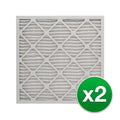 Air For REP Pleated Pack) MERV Filter CF100A1009 (2 Honeywell 8 Furnace 16x25x4