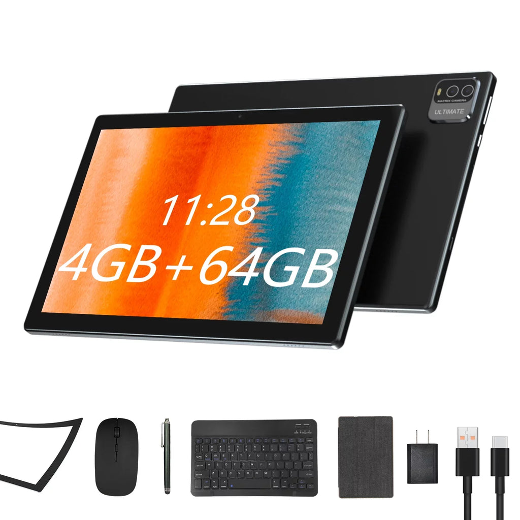 PC 4GB+64GB+512GB Tablet, 2 Long Android WiFi, Keyboard Dual Certified Coopers Expandable Tablet in Bluetooth, Battery with Camera, inch Tablet Life, 10 11 1