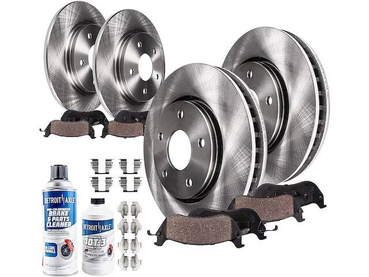 Brake Journey 2014 2012 2013 2017 Compatible - Rotor 2019 and Kit Rear Pad Dodge and - Front 2015 with 2016 2018