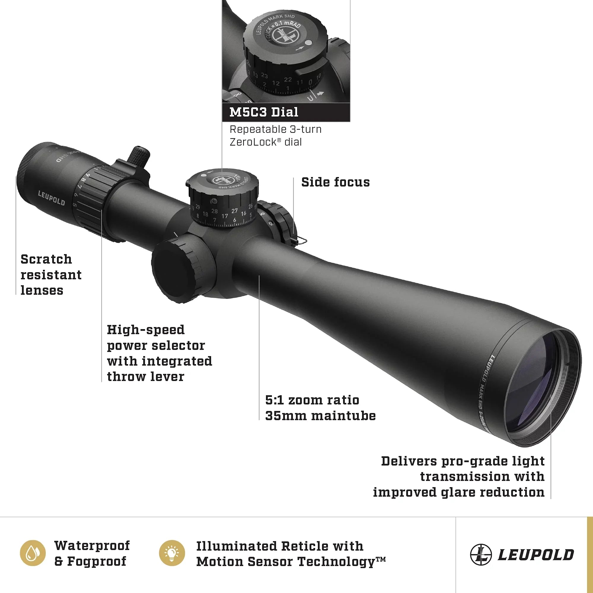 Scope Mark 5-25x56mm 5HD