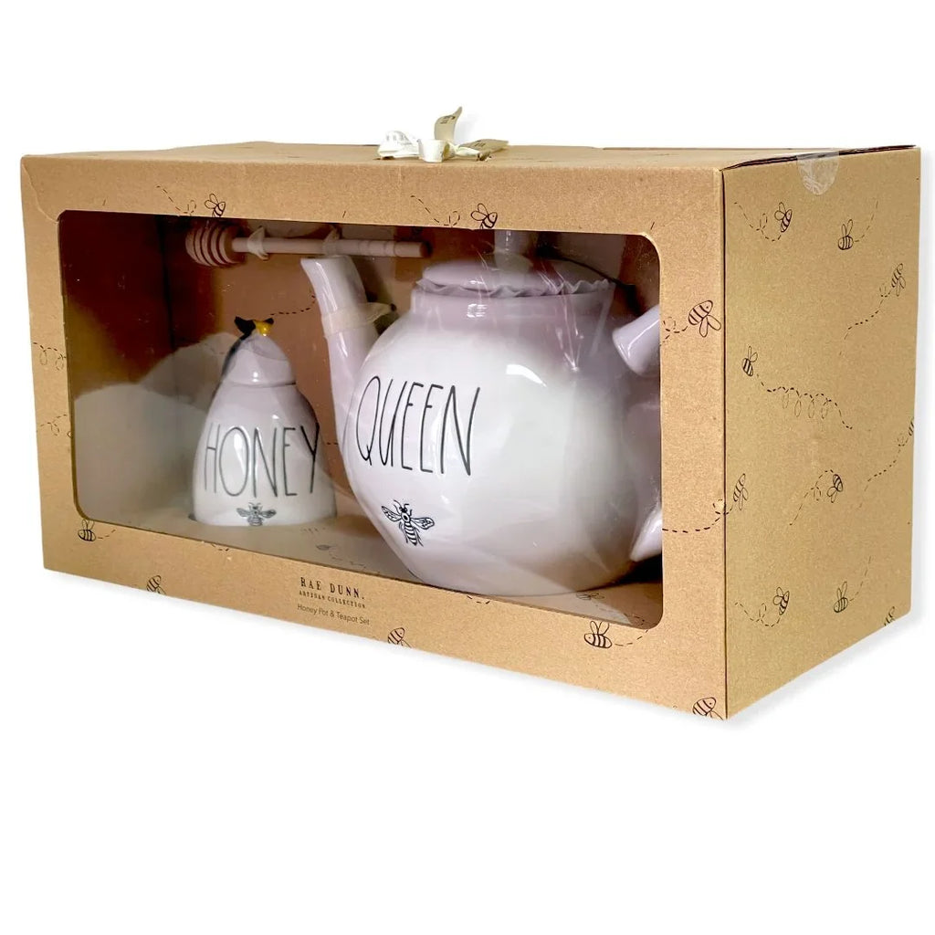 Jar Pot Dunn Gift oz and Queen Honey Set By 11.5 oz 59.2 Rae Teapot Magenta