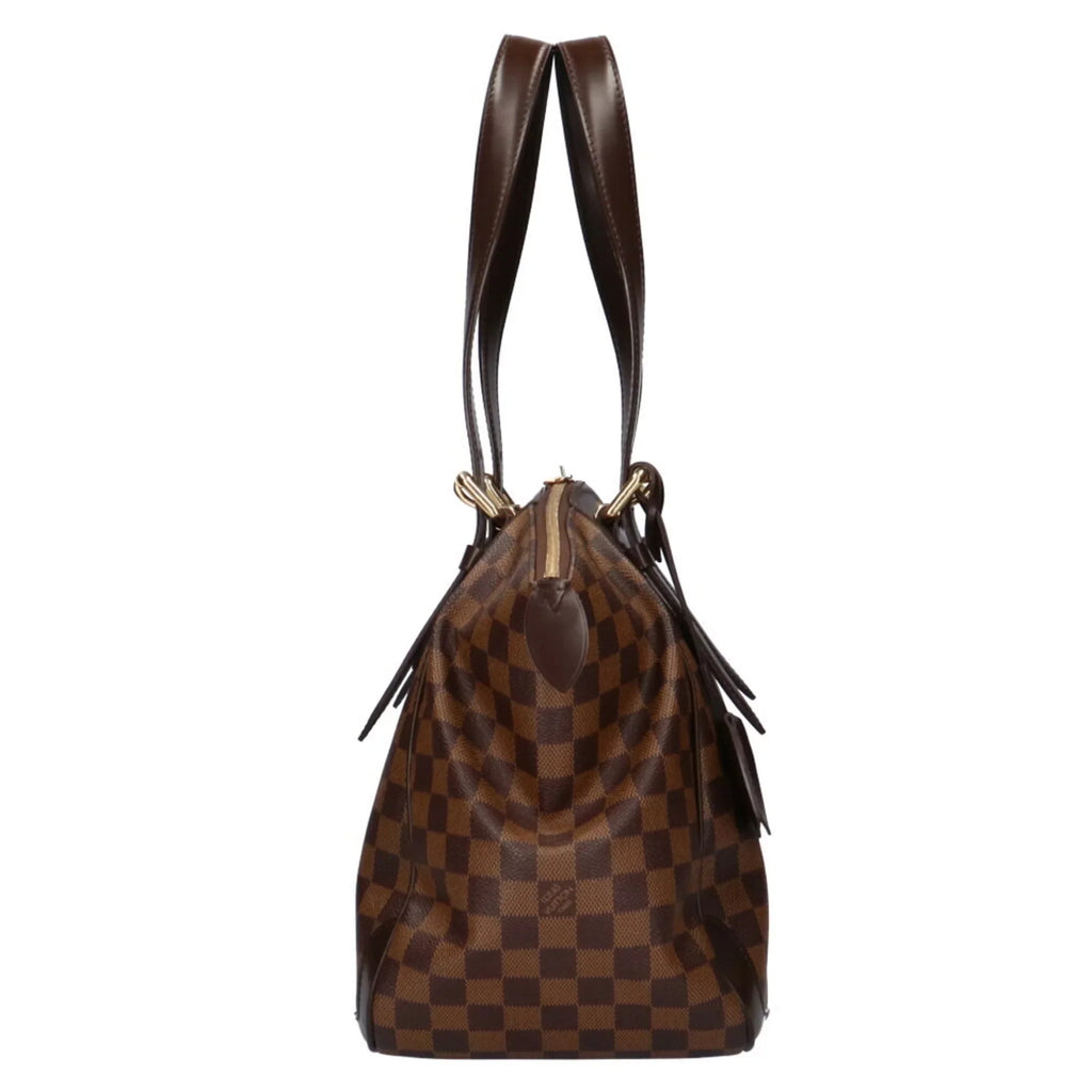MM Bag Shoulder Used Women's Verona Damier Authenticated Brown Canvas