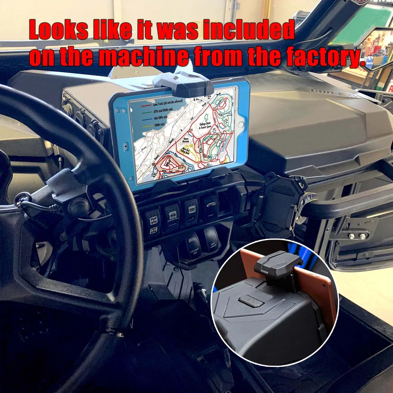 Organizer Device 2019-2022 Maverick UTV GFYSHIP For Storage Sport Tablet Phone AM Commander 2021-2022 Trail Holder Electronic Box Can