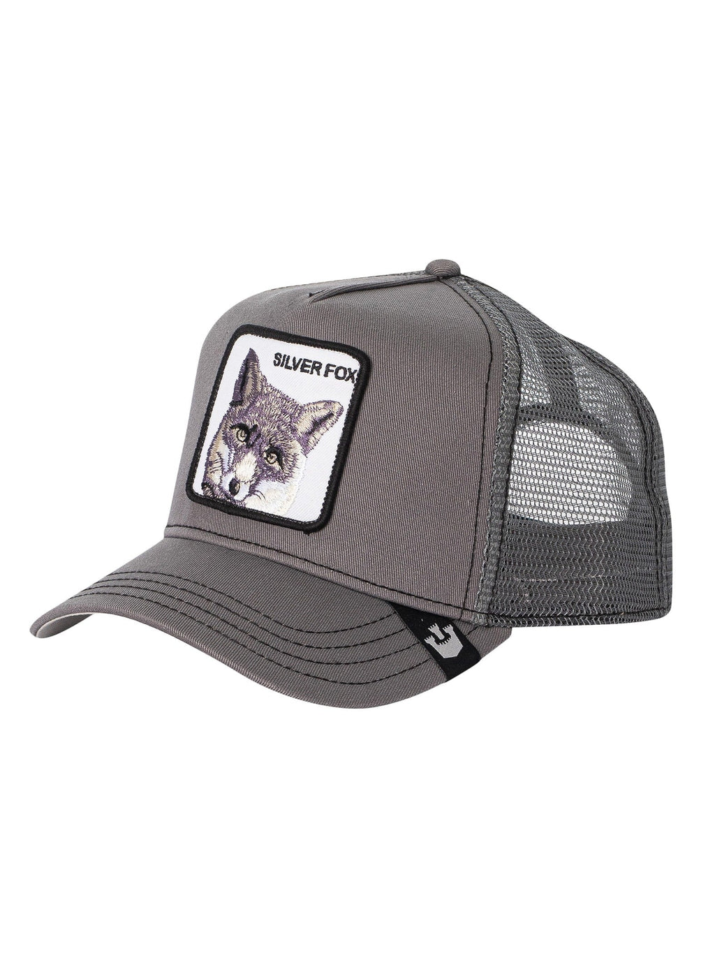 Bros. The Goorin Silver Trucker Grey Fox Cap,
