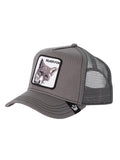 Bros. The Goorin Silver Trucker Grey Fox Cap,