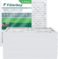 Filterbuy Pleated 13 Filters AC 20x20x4 HVAC (5-Pack) MERV Air Furnace