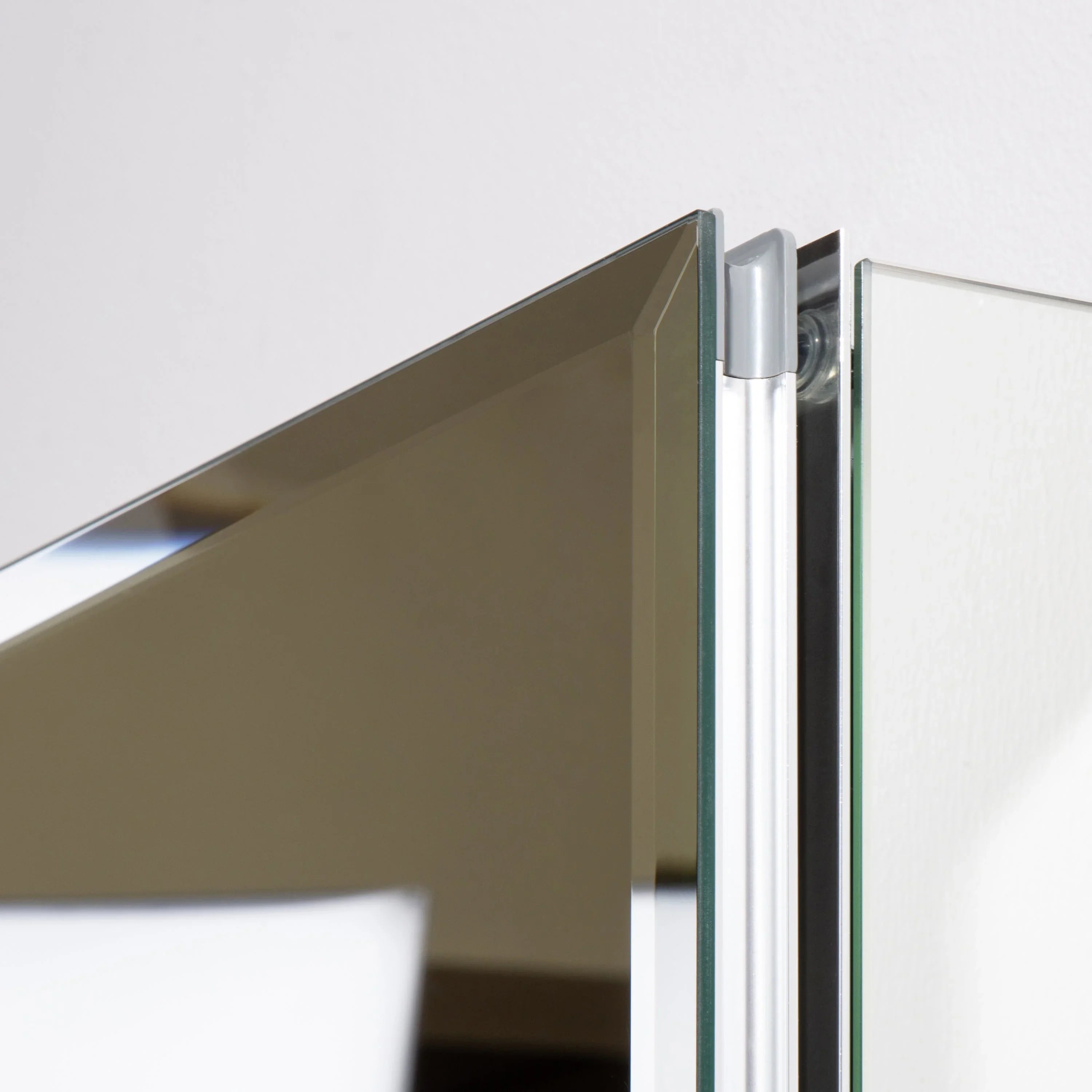 Elegant Door Cabinet Double Reflections Medicine Mirror