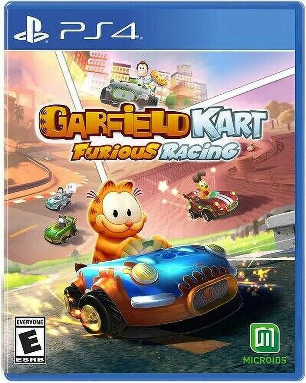 Racing Furious Garfield 4 (PS4) PlayStation Kart -
