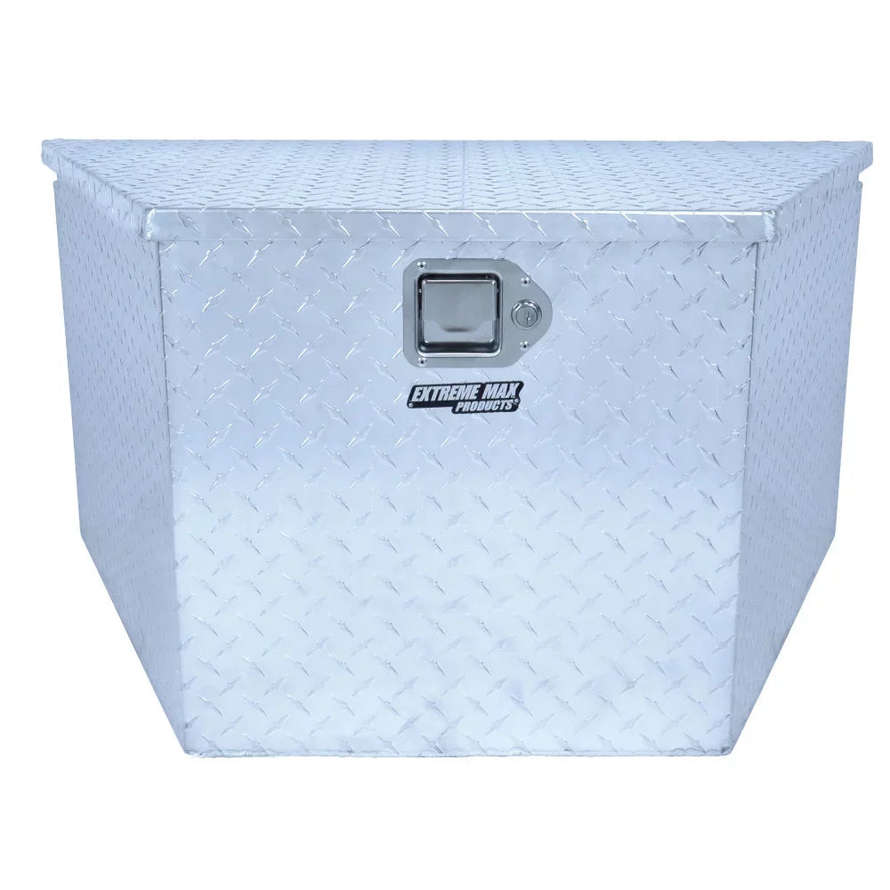 Extreme Utility Sport and Max Tongue for Trailer Aluminum Locking 5001.6097 Storage Box Diamond-Plate Trailers