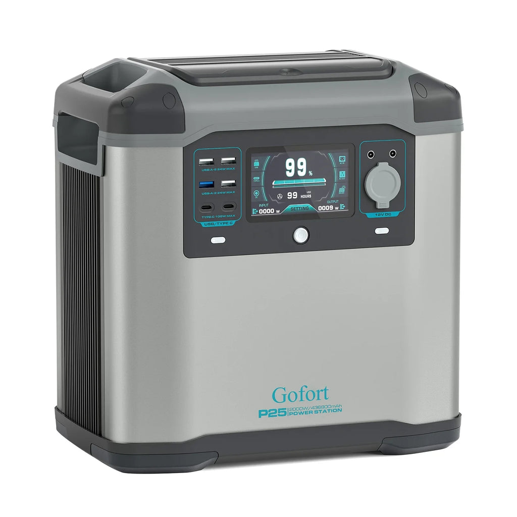 Reliable Power Living Generator Gofort for Portable 2000W Off-Grid Station Solar