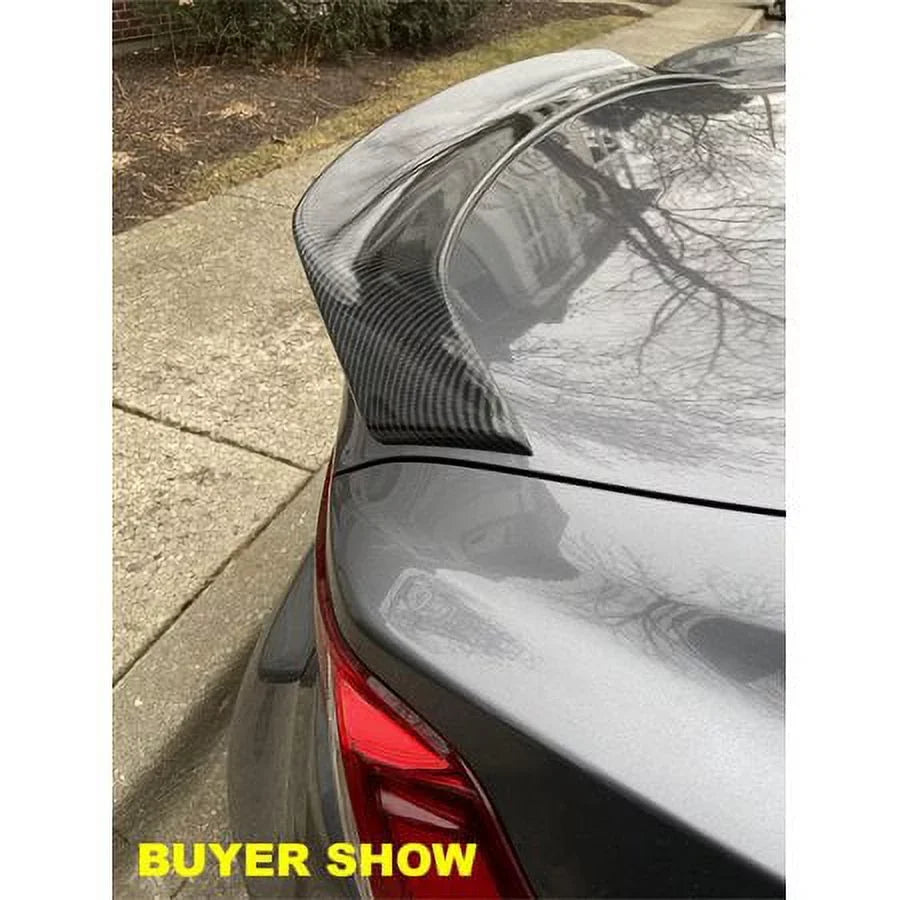 with Fiber Trunk Wing | IS300 Plastic IS350 Rear 14-20 IS250 Lid Durable IS200T Spoiler Lexus Kojem design Carbon Compatible