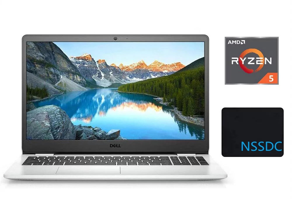 5-3450U 2021 with Bluetooth, RAM, 3505 FHD 15 Windows 512GB Inspiron SSD, Mousepad NSSDC Ryzen Vega White, Processor, Webcam, AMD Graphics, 8 AMD HDMI, 15.6" 8GB PCIe Laptop, Radeon 10,