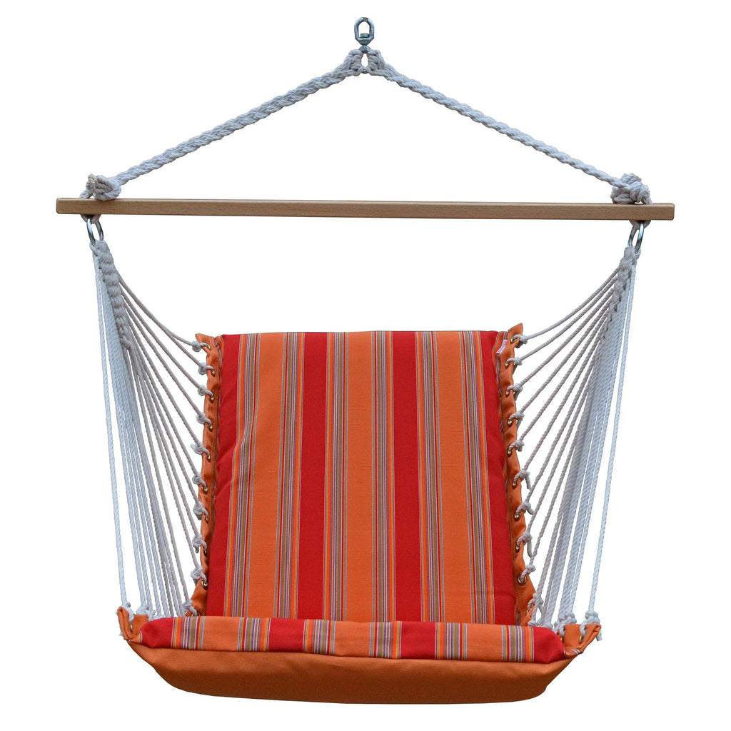 Collection Acrylic Hammock Soft Comfort and 48" Hamptons Red The Orange Chair