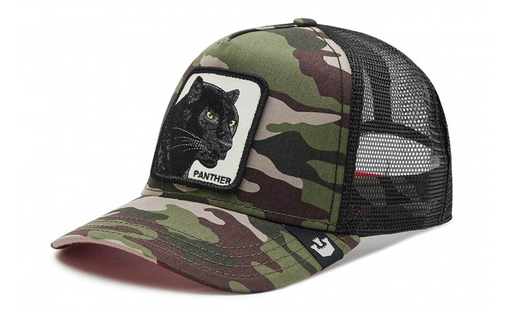 One Animal dimension Bros Goorin Panther Hat, Trucker Farm The 101-0381-CAM