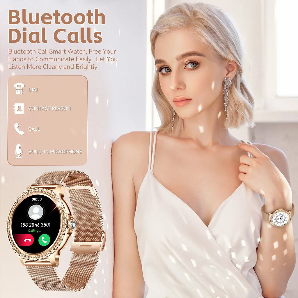 call Diamonds Smart Watches Women Bluetooth with